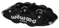 Picture of Wilwood Caliper-Narrow Superlite 4R - Black 1.12/1.12in Pistons 0.81in Disc