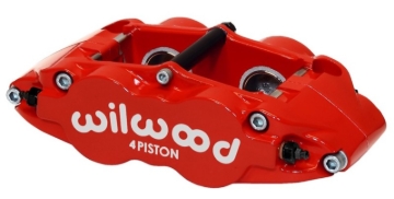 Picture of Wilwood Caliper-Narrow Superlite 4R - Red 1.75/1.75in Pistons 1.10in Disc