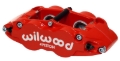 Picture of Wilwood Caliper-Narrow Superlite 4R - Red 1.12/1.12in Pistons 1.10in Disc