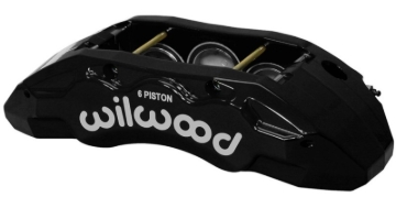 Picture of Wilwood Caliper-TX6R- R/H - Black 1.75/1.62/1.62in Pistons 1.38in Disc