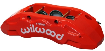 Picture of Wilwood Caliper-TX6R- L/H - Red 2.00/1.88/1.88in Pistons 1.38in Disc