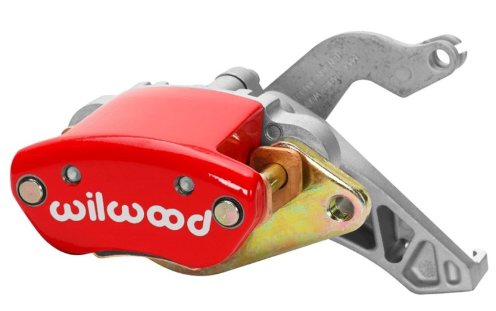Picture of Wilwood Caliper-MC4 Mechanical-L/H - Red w/ Logo 1.19in Piston .81in Disc