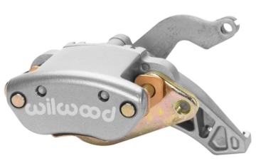 Picture of Wilwood Caliper-MC4 Mechanical-L/H - Silver No Logo 1.19in Piston .81in Disc