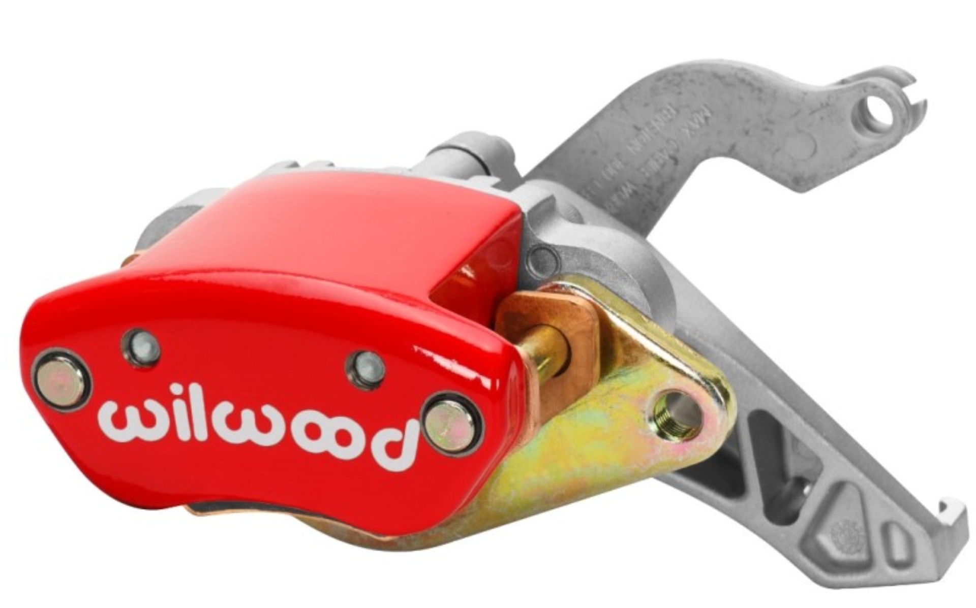 Picture of Wilwood Caliper-MC4 Mechanical-R/H - Red w/ Logo 1.19in Piston .81in Disc