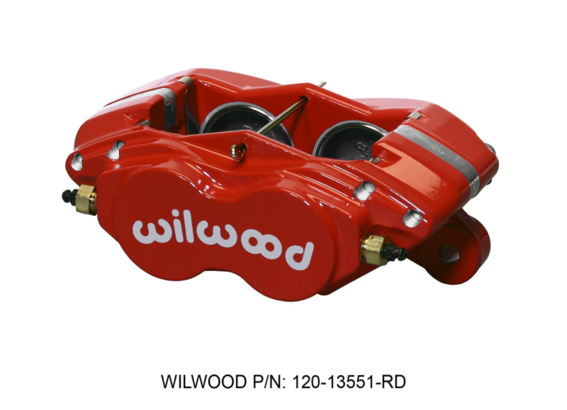 Picture of Wilwood Caliper-Forged Dynalite-M-Red 1.75in Pistons 1.00in Disc