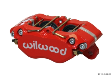 Picture of Wilwood Caliper-Dynapro Dust-Boot 5.25in Mount - Red 1.75in Pistons .81in Disc
