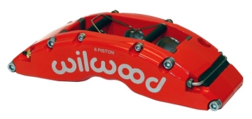 Picture of Wilwood Caliper-TC6R-Red 1.88/1.62/1.62in Pistons 1.38in Disc