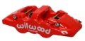 Picture of Wilwood Caliper-Aero4 - Red 1.12/1.12in Pistons 0.81in Disc