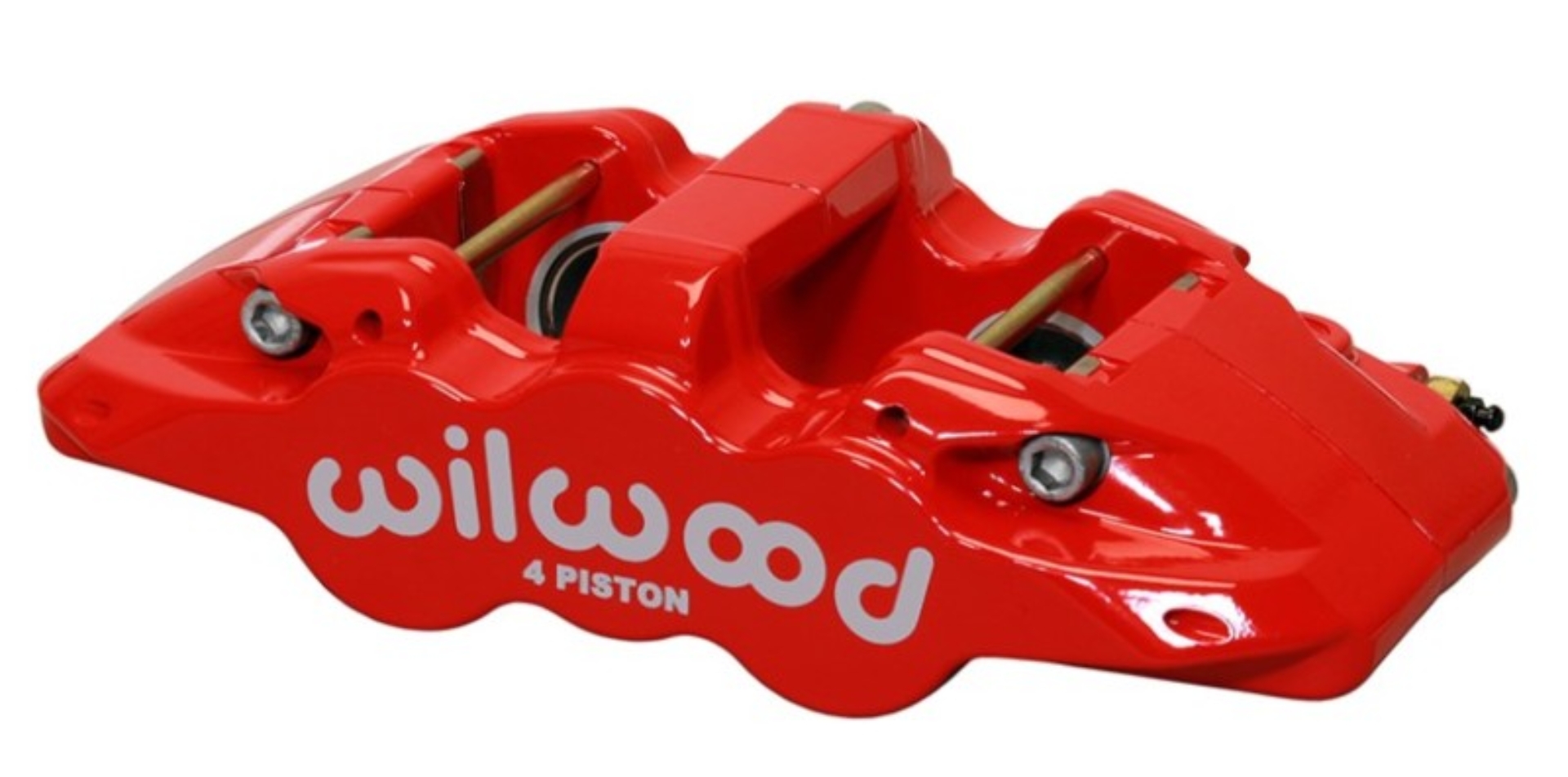 Picture of Wilwood Caliper-Aero4 - Red 1.12/1.12in Pistons 0.81in Disc