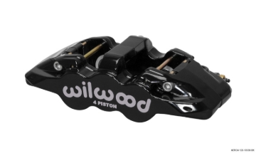 Picture of Wilwood Caliper-Aero4 - Black 1.12/1.12in Pistons 1.10in Disc