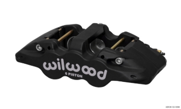 Picture of Wilwood Caliper-Aero6-L/H - Black Anodize 1.75/1.38/1.38in Pistons 1.25in Disc