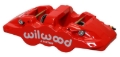 Picture of Wilwood Caliper-Aero4-R/H - Red 1.88/1.62in Pistons 1.25in Disc