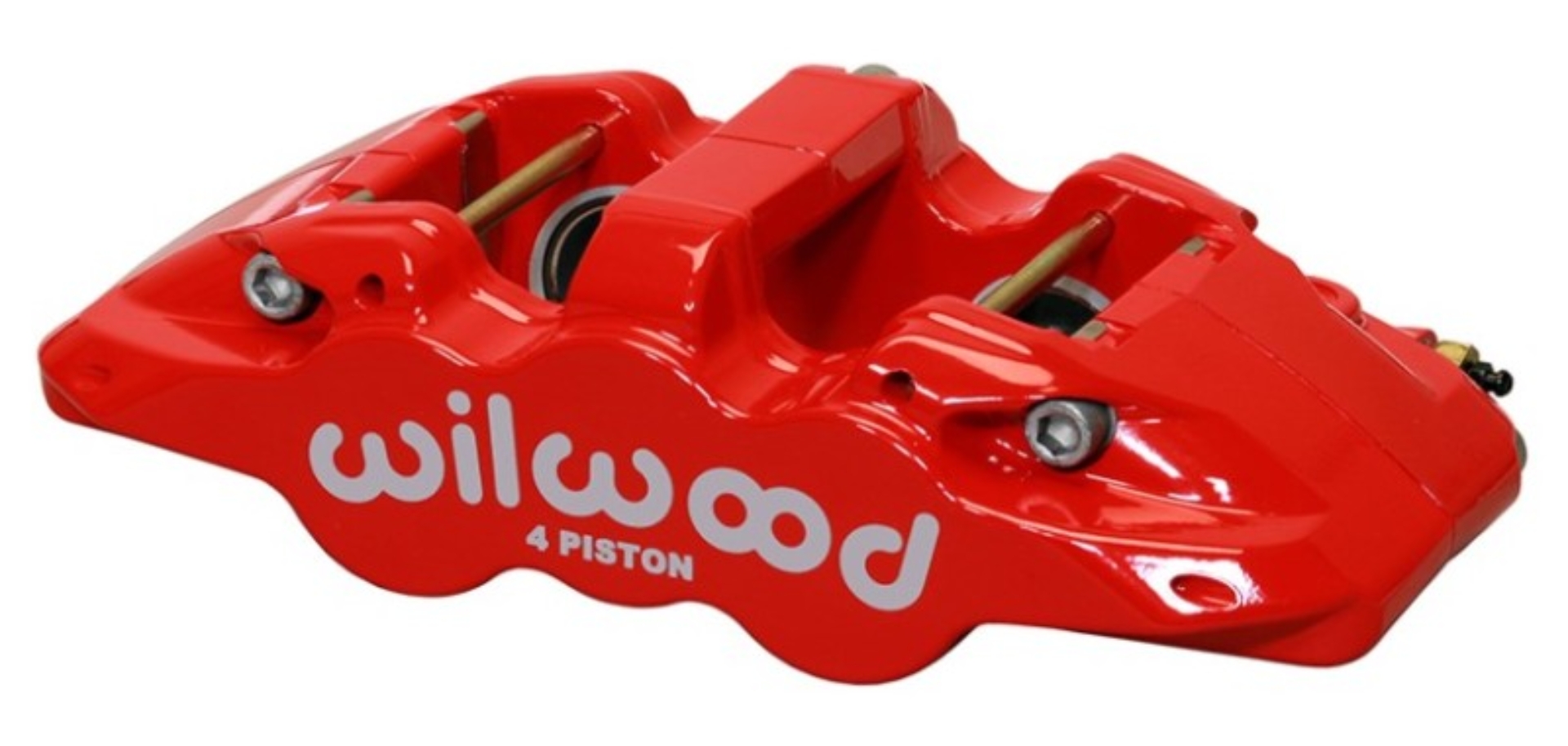 Picture of Wilwood Caliper-Aero4-R/H - Red 1.88/1.62in Pistons 1.25in Disc