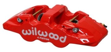 Picture of Wilwood Caliper-Aero4-R/H - Red 1.88/1.62in Pistons 1.25in Disc