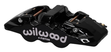 Picture of Wilwood Caliper-Aero4-R/H - Black 1.88/1.62in Pistons 1.25in Disc