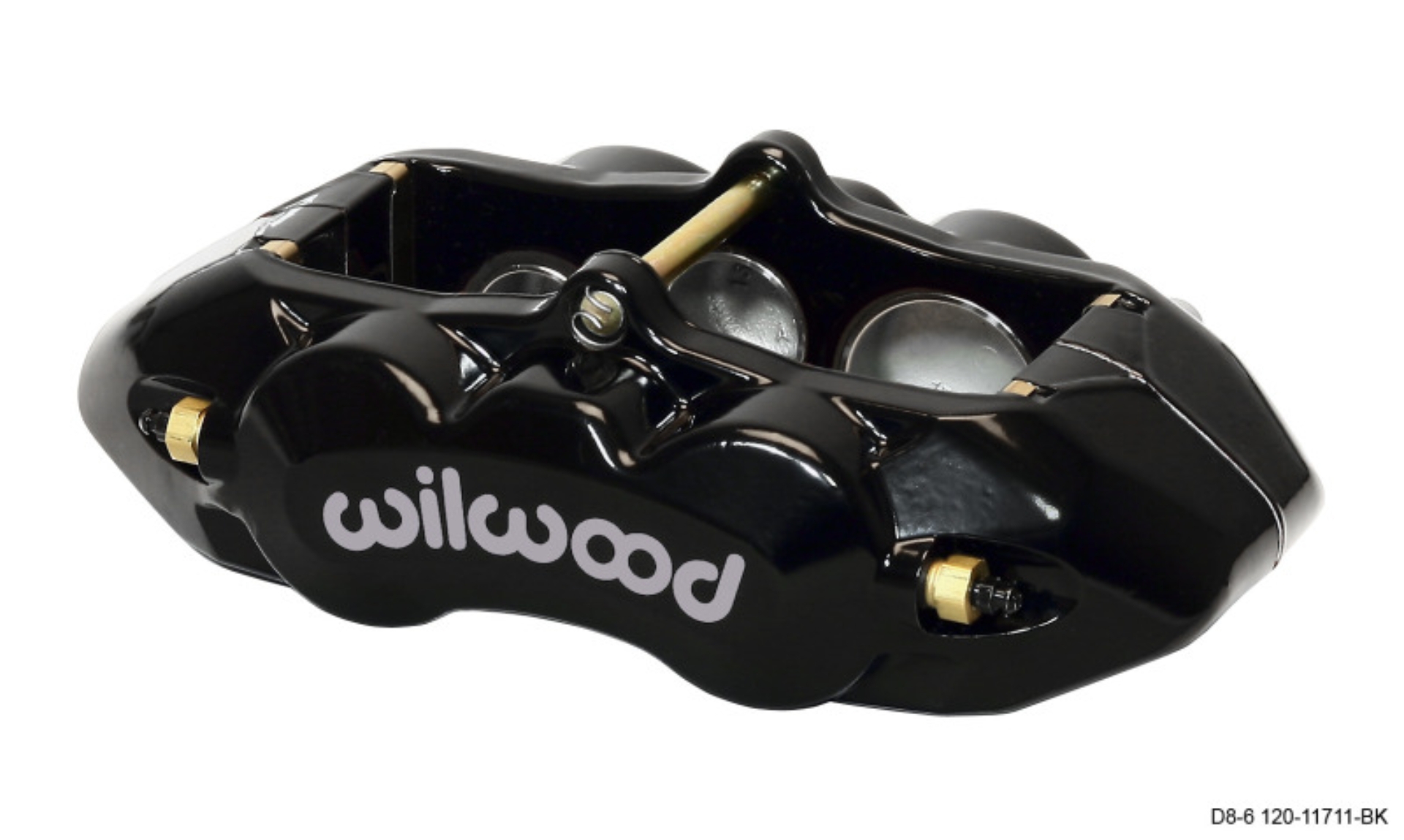 Picture of Wilwood Caliper-D8-6 R/H Front Black 1.88/1.38/1.25in Pistons 1.25in Disc
