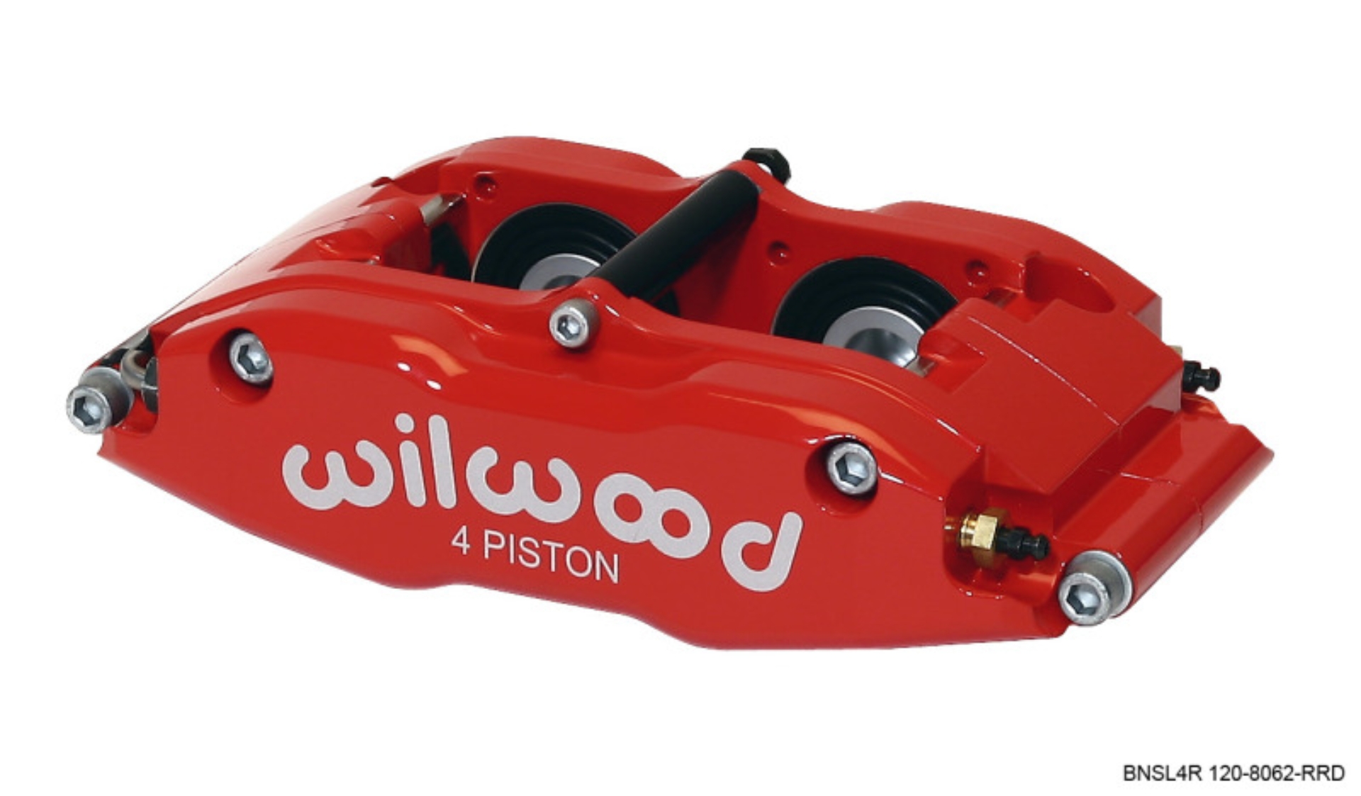 Picture of Wilwood Caliper-BNSL4R-Red 1.25in Pistons 1.10in Disc