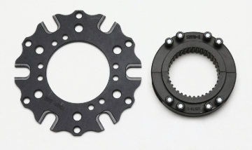 Picture of Wilwood Hub Kit-Splined Midget Axle Clamp-Dynamic 6 x 5.50 BC w/ T-Nuts (GEN II)