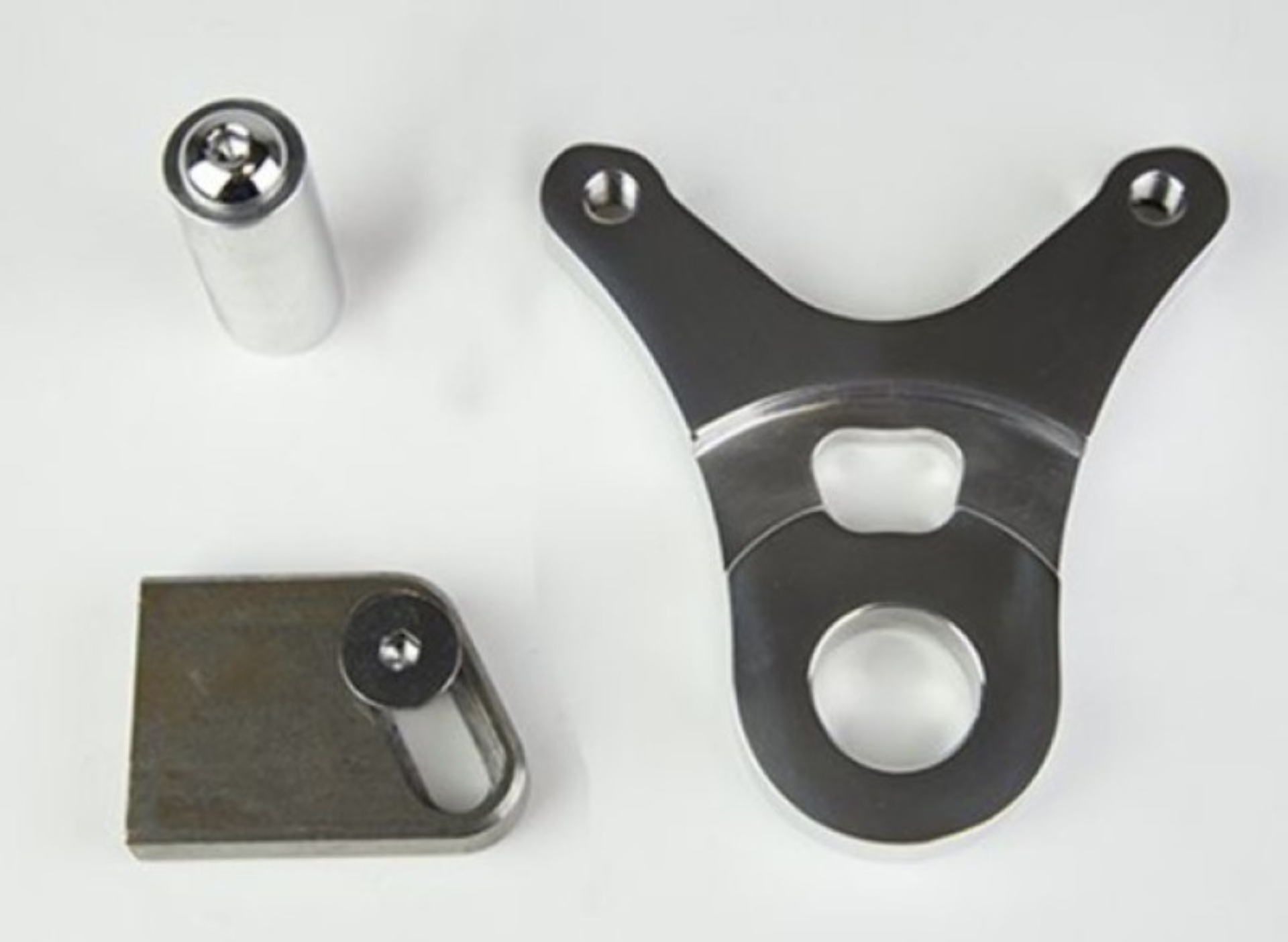 Picture of Wilwood Caliper Mounting Kit Chrome w/Bracket GP310 Sprocket Brake 48 Tooth
