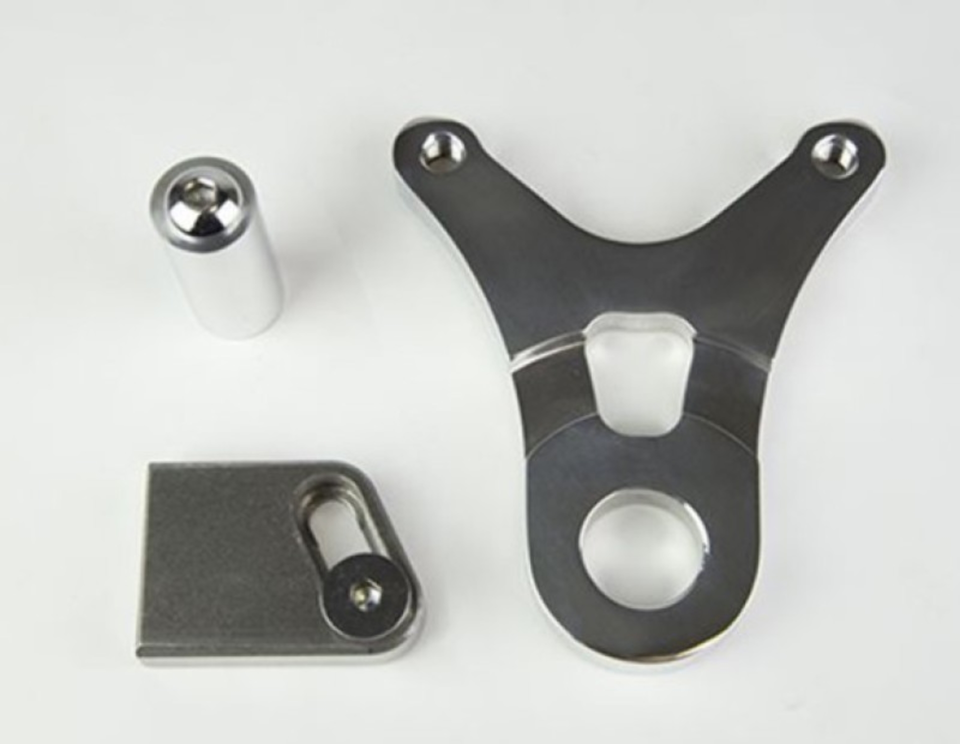 Picture of Wilwood Caliper Mounting Kit Chrome w/Bracket GP310 Sprocket Brake 51 Tooth