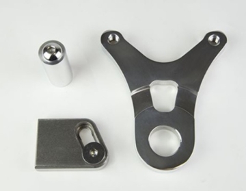 Picture of Wilwood Caliper Mounting Kit Chrome w/Bracket GP310 Sprocket Brake 51 Tooth