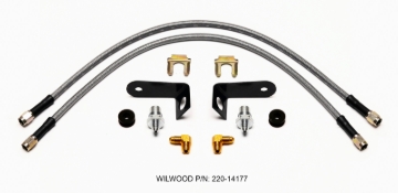 Picture of Wilwood Flexline Kit 20 inch -3 M10-1.0 BF 1/8 NPT 90 Degree