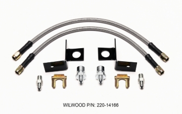 Picture of Wilwood Flexline Kit 14 inch -3 M10-1.00 IF 1/8 NPT Straight
