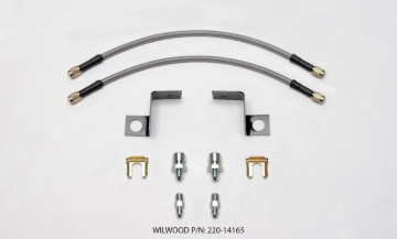 Picture of Wilwood Flexline Kit 14 inch -3 3/8-24 IF 1/8 NPT Straight
