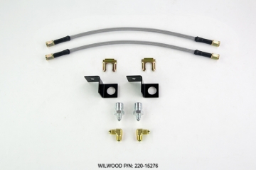 Picture of Wilwood Flexline Kit 14 inch -3 M10-1.5 IF 1/8 NPT 90 Degree