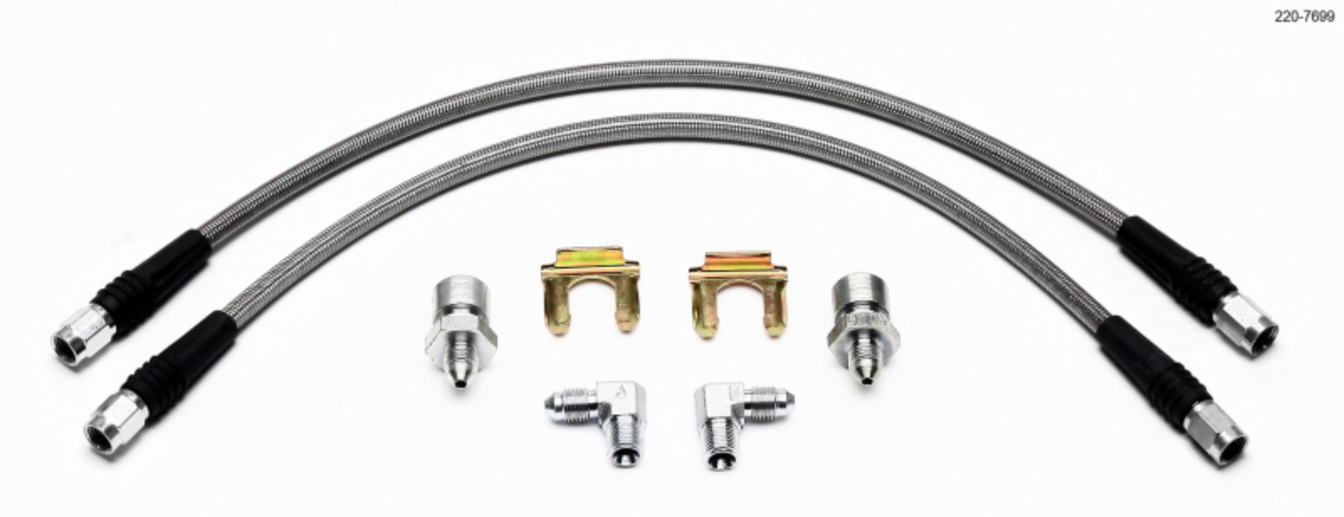 Picture of Wilwood Flexline Kit 55-57 Chevy w/ Forged Dynalite Front Caliper