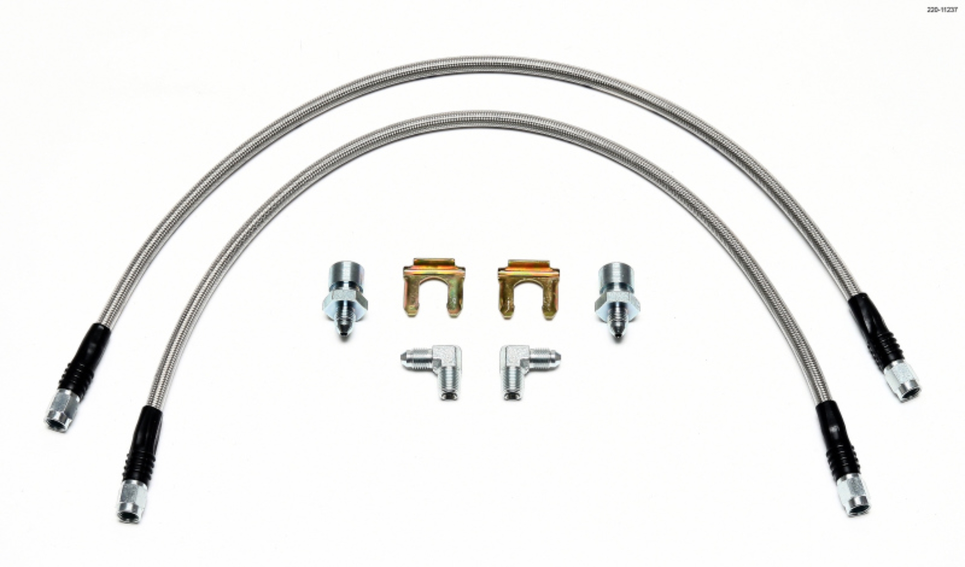 Picture of Wilwood Flexline Kit 22 inch 3/8-24 to 90 Degree