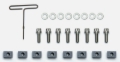 Picture of Wilwood Rotor Bolt Kit - Dynamic Rear 8 Bolt with T-Nut Tool