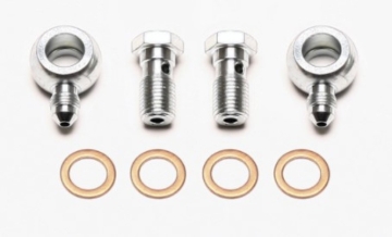 Picture of Wilwood Banjo Fitting Kit -3 male to 7/16 Banjo Bolts & Crush Washers (2 qty)