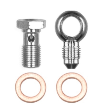 Picture of Wilwood Banjo Fitting Kit -3 male to 10mm-1.00 Banjo Bolt & Crush Washers (1 qty)