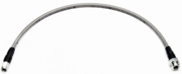 Picture of Wilwood 19in OAL Flexline -3 Hose to M10 x 1.00 to -3 Female Bubble Flare