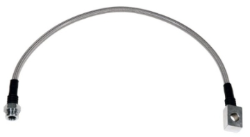 Picture of Wilwood 20in OAL Flexline -3 Hose to M10 by 1.00 to 12 Deg. Banjo Bubble Flare