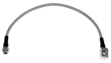 Picture of Wilwood 18.75in OAL Flexline -3 Hose to M10 by 1.00 to 12 Deg. Banjo Bubble Fl.