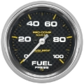 Picture of Autometer Marine Carbon Fiber 2-5/8in 100 PSI Digital Stepper Motor Fuel Pressure Gauge