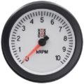 Picture of Autometer Stack Sport 88mm 0-10K RPM Tachometer - White