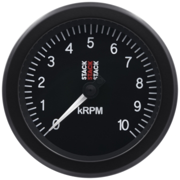 Picture of Autometer Stack Sport 88mm 0-10K RPM Tachometer - Black