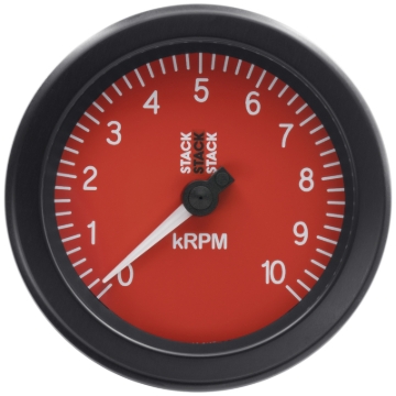 Picture of Autometer Stack Sport 88mm 0-10K RPM Tachometer - Red