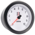 Picture of Autometer Stack Sport 88mm 0-10K RPM Tachometer - White