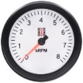 Picture of Autometer Stack Sport 88mm 0-8K RPM Tachometer - White