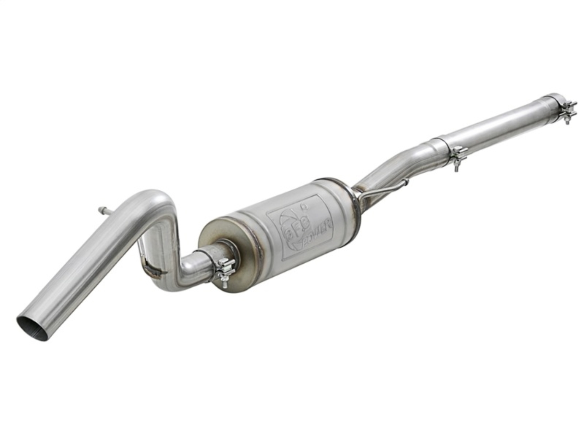 Picture of aFe MACH Force-Xp 2.5in 409 SS Mid-Pipe w/ Muffler 2007+ Jeep Wrangler (JK) V6 3.6L/3.8L