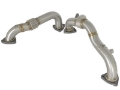 Picture of aFe Twisted Steel Header Up-Pipe 08-10 Ford Diesel Trucks V8-6.4L (td)