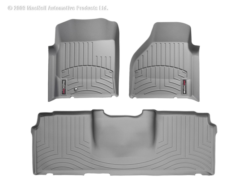 Picture of WeatherTech 06-08 Dodge Ram Truck Front and Rear Floorliners - Grey