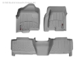 Picture of WeatherTech 01-03 Chevrolet Silverado Front and Rear Floorliners - Grey