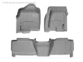 Picture of WeatherTech 01-03 Chevrolet Silverado Front and Rear Floorliners - Grey
