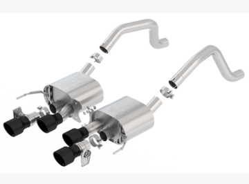 Picture of Borla 2015+ Chevy Corvette C7 Z06 6.2L Axle Back ATAK Exhaust Black Quad Tips w/o AFM w/ NPP