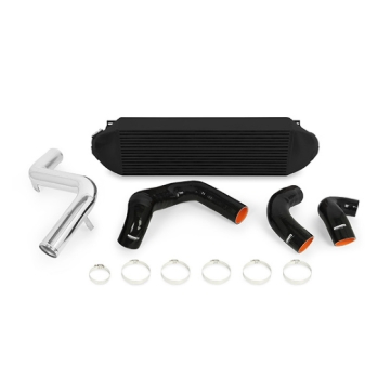 Picture of Mishimoto 2013+ Ford Focus ST Black Intercooler w/ Polished Pipes